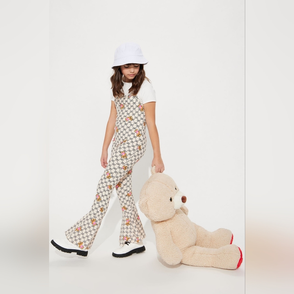 Fashion Nova Girls Mini Charlie Flare Jumpsuit NWT